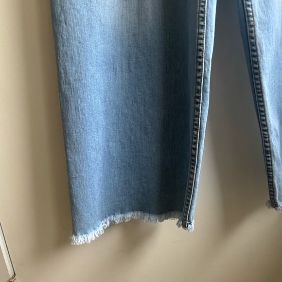 Billabong Free Fall Fray Hem Stretch Wide Leg Jeans 28 boho staple layered - Picture 5 of 10